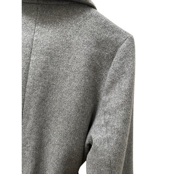 Pim + Larkin Wool And‎ Poly Wrap Coat Grey Womens Large - Picture 9 of 16